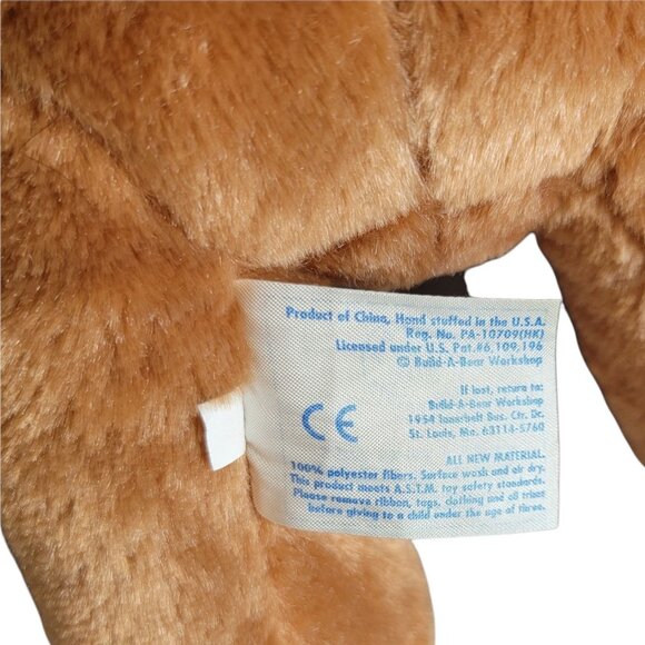 Build a Bear Puppy Dog 11 inch Plush Brown White Eye Ears Stuffed Animal Toy BAB - Picture 5 of 7